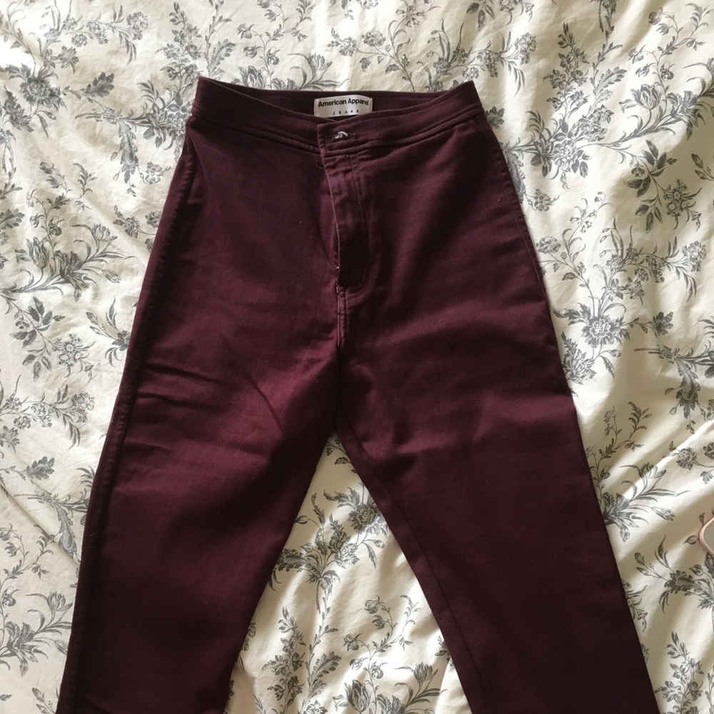 American Apparel High Waisted Jegging Jean